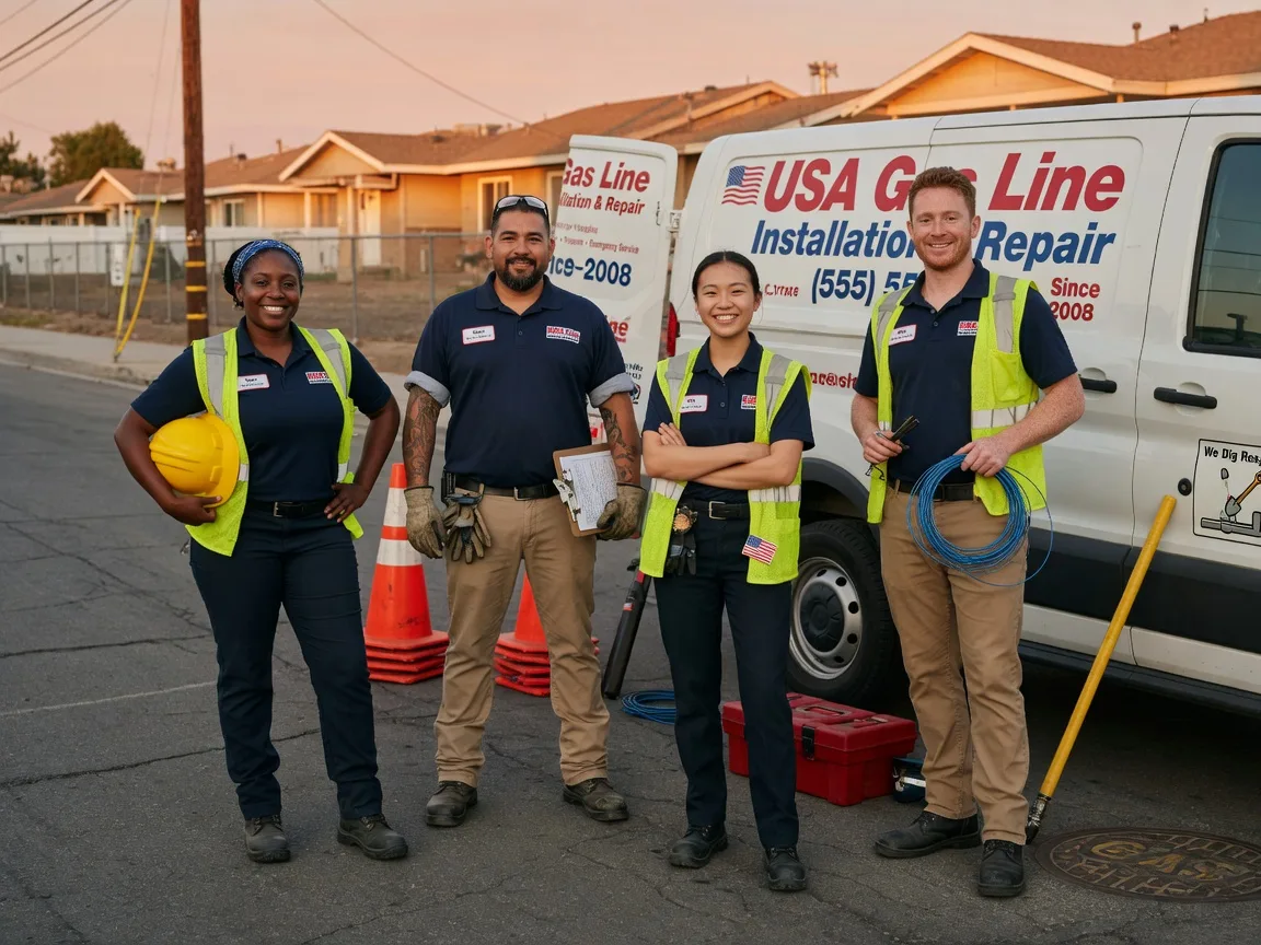 Gas Line Installation company in German Valley, IL